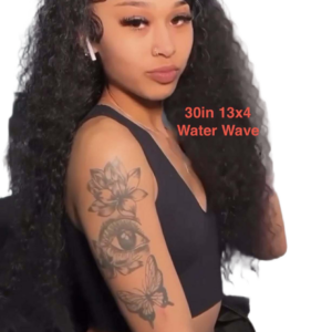 Mink Natural 30in Water Wave 13x4