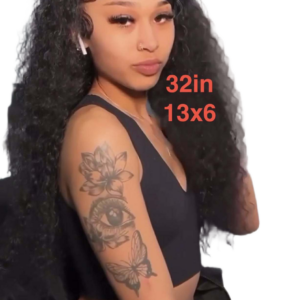 Mink Natural 32in Water Wave 13x6