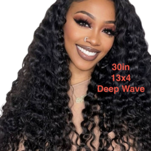 Mink Natural 30in Deep Wave 13x4