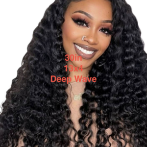 Mink Natural 30in Deep Wave 13x6
